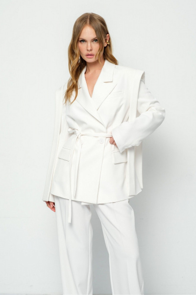 Брюки, жакет PiRS 5892 молочный - фото 3