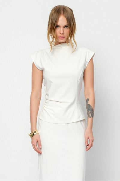 Блуза, юбка PiRS 5900 молочный - фото 4