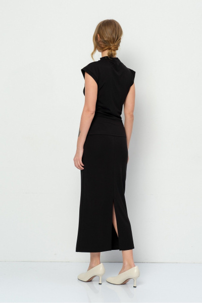 Блуза, юбка PiRS 5900 черный - фото 3