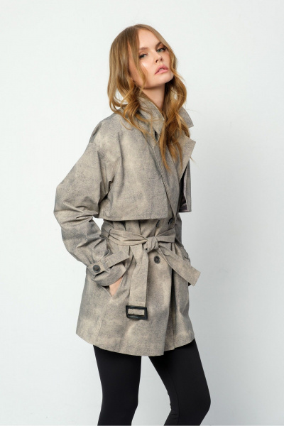 Куртка PiRS 5903 бежевый - фото 6