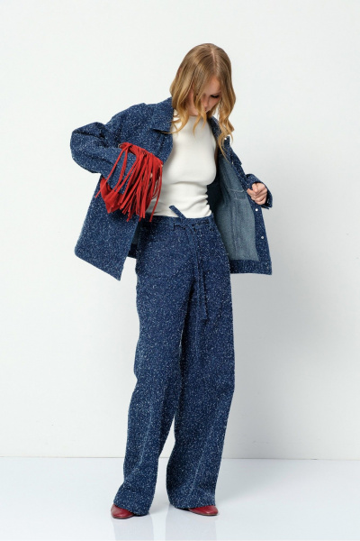 Брюки, куртка PiRS 5904 синий - фото 10