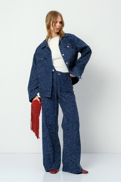 Брюки, куртка PiRS 5904 синий - фото 6