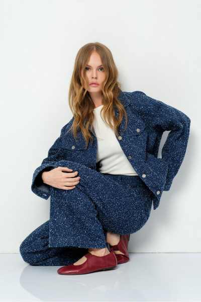 Брюки, куртка PiRS 5904 синий - фото 4