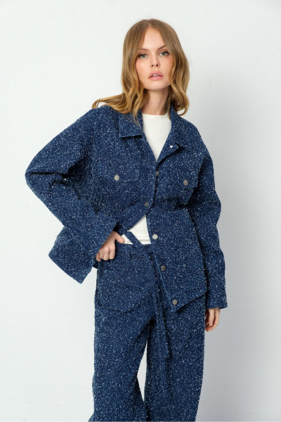 Брюки PiRS 5906 синий - фото 8