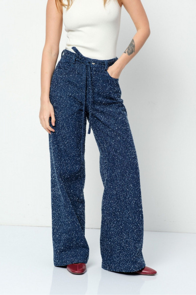 Брюки PiRS 5906 синий - фото 2