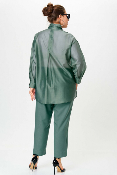 Рубашка SOVA 11278 зеленый - фото 4