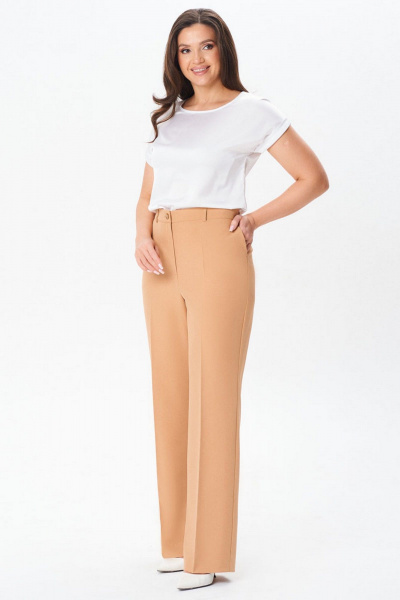 Брюки, жакет IVARI 10609 бежевый - фото 9