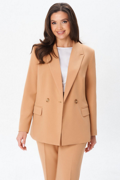 Брюки, жакет IVARI 10609 бежевый - фото 7