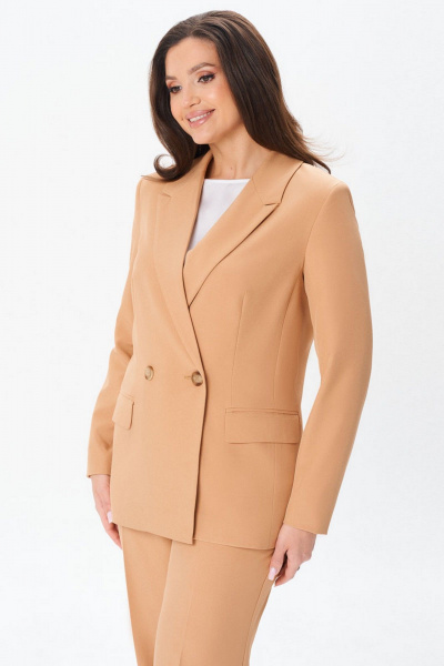 Брюки, жакет IVARI 10609 бежевый - фото 6