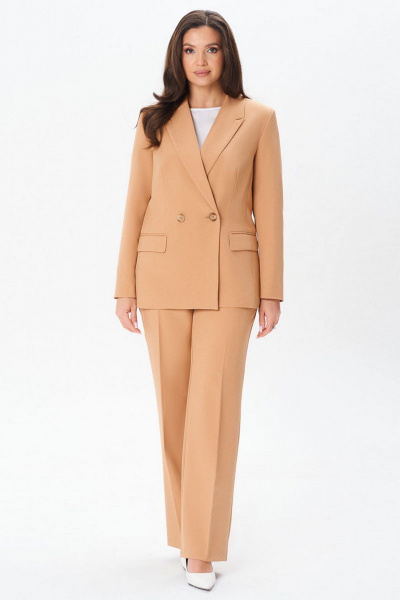 Брюки, жакет IVARI 10609 бежевый - фото 2