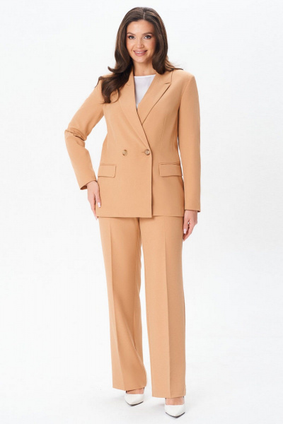 Брюки, жакет IVARI 10609 бежевый - фото 1