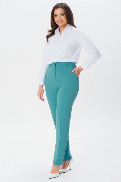 Брюки, жилет IVARI 20403/1 бирюзовый - фото 9