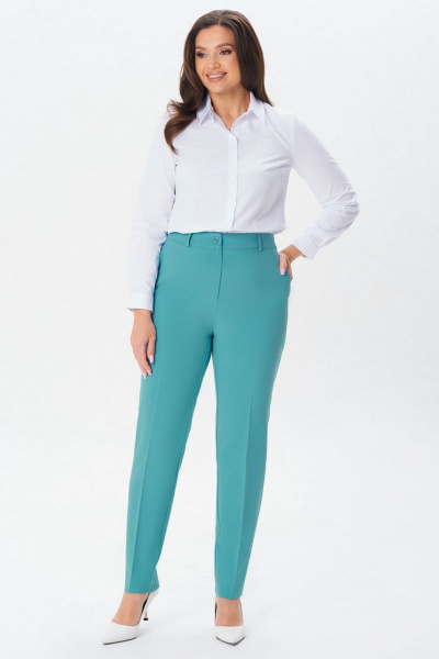 Брюки, жилет IVARI 20403/1 бирюзовый - фото 8