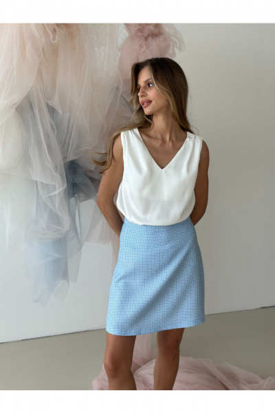 Блуза THE.WOMAN 0303 белый - фото 2