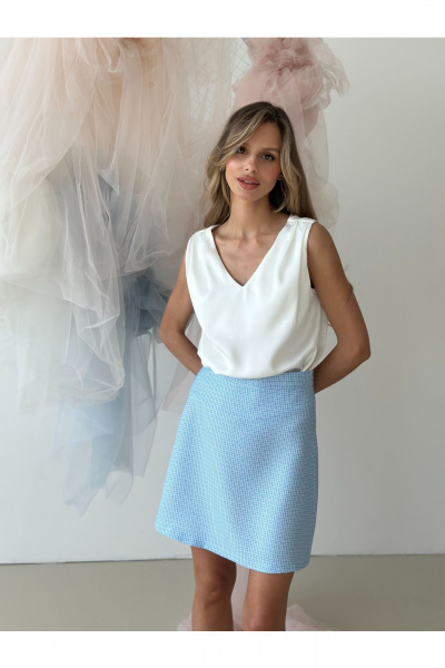 Блуза THE.WOMAN 0303 белый - фото 1