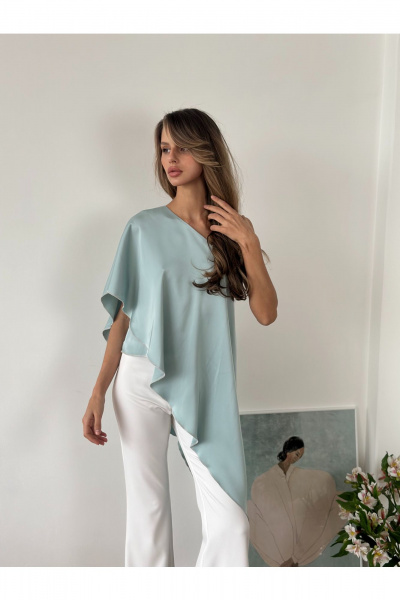 Блуза THE.WOMAN 0304 мятный - фото 1