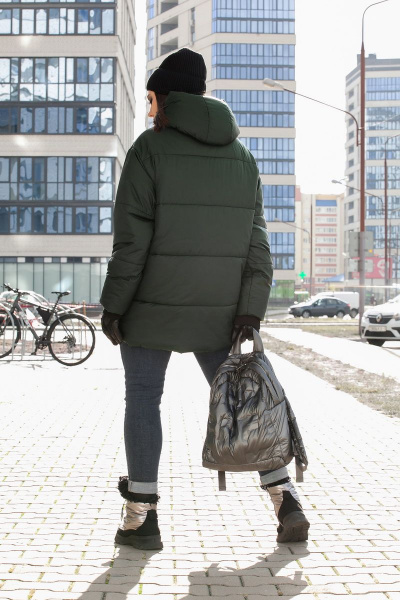 Куртка Lady Secret 7274 темный_хаки - фото 2