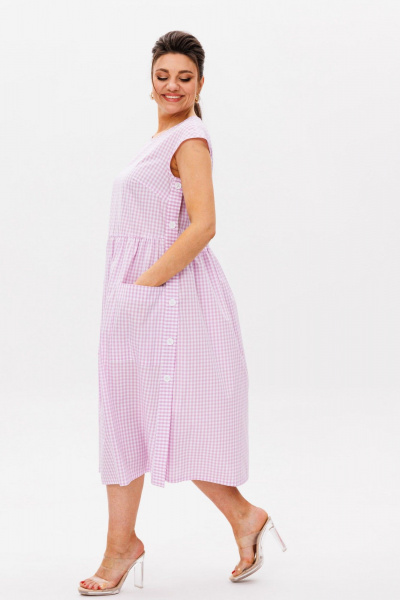 Платье Anelli 1059 пинк - фото 7