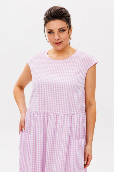 Платье Anelli 1059 пинк - фото 6