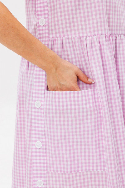 Платье Anelli 1059 пинк - фото 4