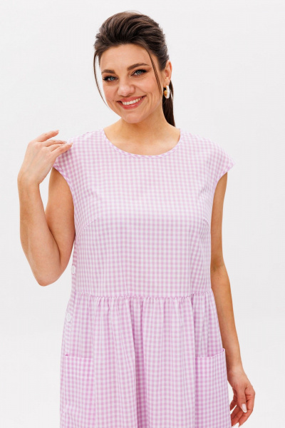 Платье Anelli 1059 пинк - фото 2