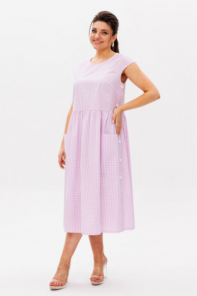 Платье Anelli 1059 пинк - фото 1