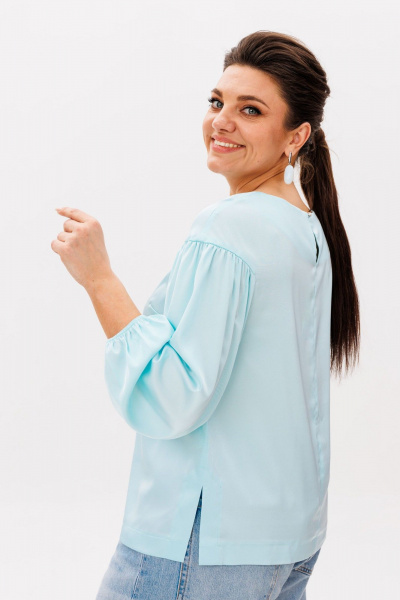 Блуза Anelli 1361 мальдивы - фото 7
