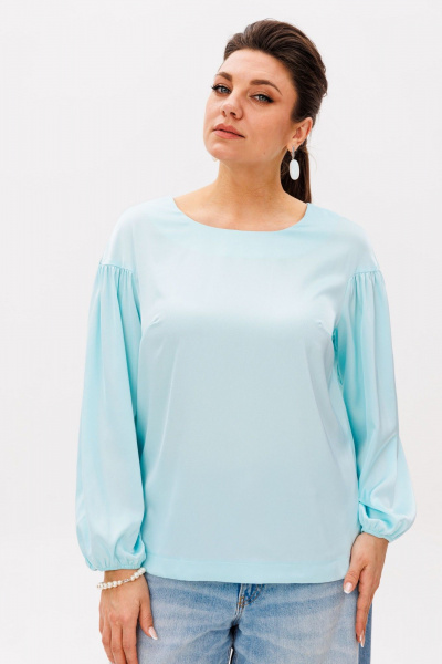Блуза Anelli 1361 мальдивы - фото 6