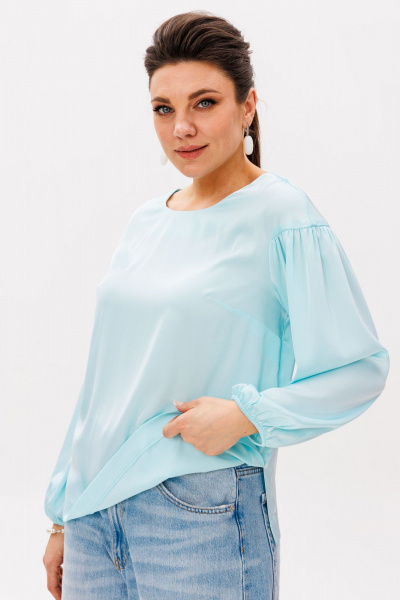 Блуза Anelli 1361 мальдивы - фото 1