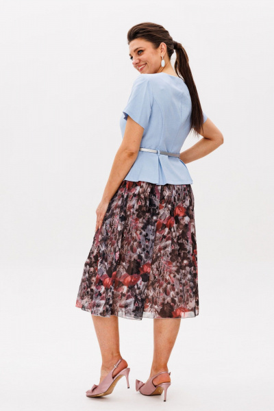 Жакет Anelli 690.1 голубой - фото 7