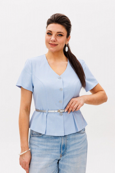 Жакет Anelli 690.1 голубой - фото 1