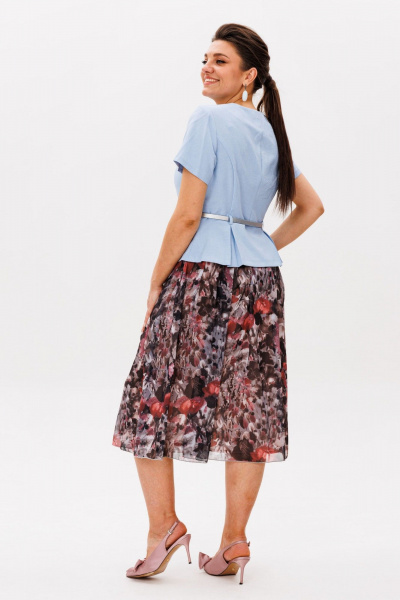 Жакет, юбка Anelli 1549 вода - фото 2