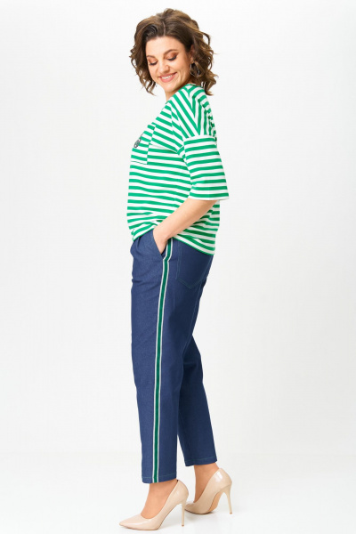 Брюки Andina city 2019-25 синий - фото 6