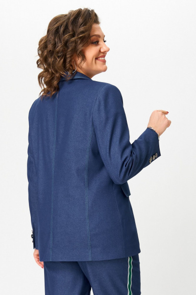 Жакет Andina city 4011-25 синий - фото 10