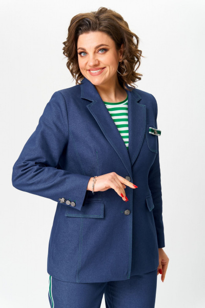 Жакет Andina city 4011-25 синий - фото 1