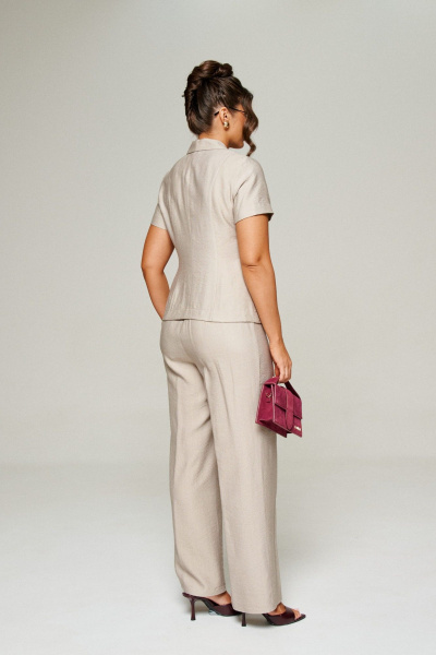 Брюки, жакет Beautiful&Free 6312 бежевый - фото 8