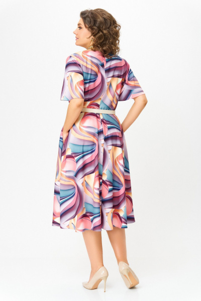 Платье Swallow 837.3 мультиколор - фото 6