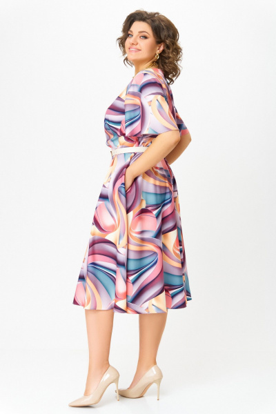Платье Swallow 837.3 мультиколор - фото 5