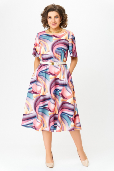 Платье Swallow 837.3 мультиколор - фото 1