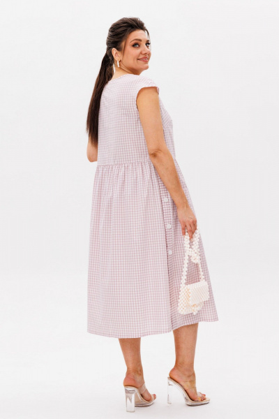 Платье Anelli 1059 помада - фото 4