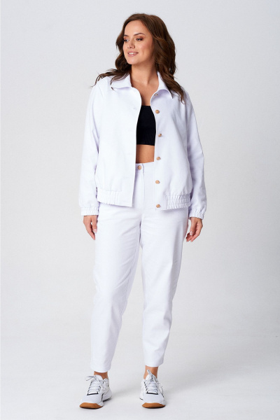 Брюки, куртка Liona Style 945 белый - фото 6