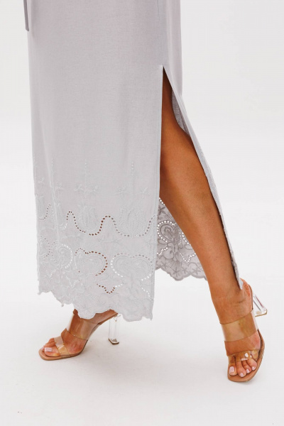 Платье Fantazia Mod 4834 серый - фото 3