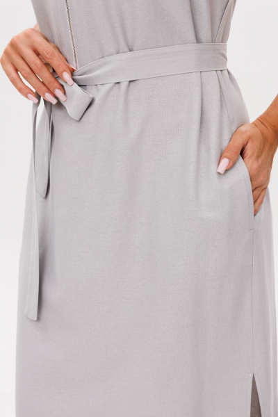 Платье Fantazia Mod 4834 серый - фото 2