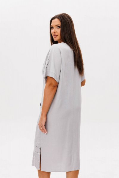 Платье Fantazia Mod 4831 серый - фото 5