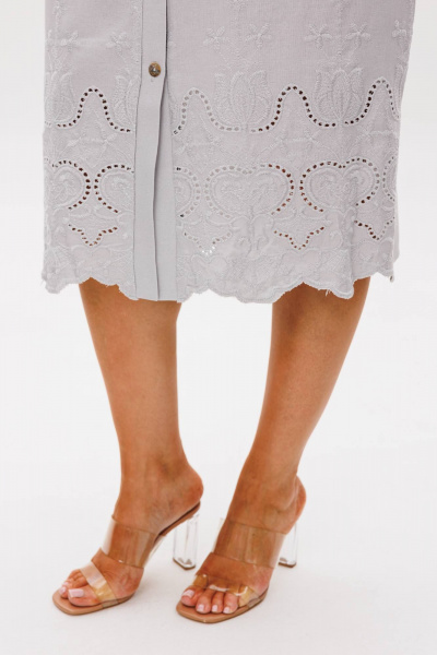 Платье Fantazia Mod 4831 серый - фото 4