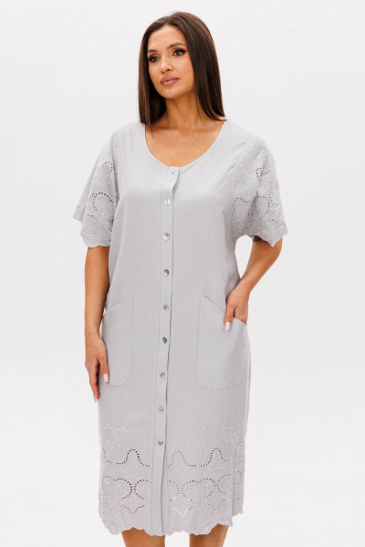 Платье Fantazia Mod 4831 серый - фото 2