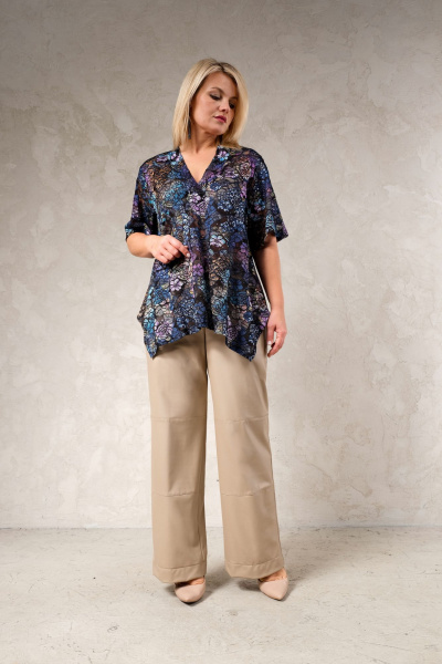 Блуза Avanti 1705-1 синий - фото 1