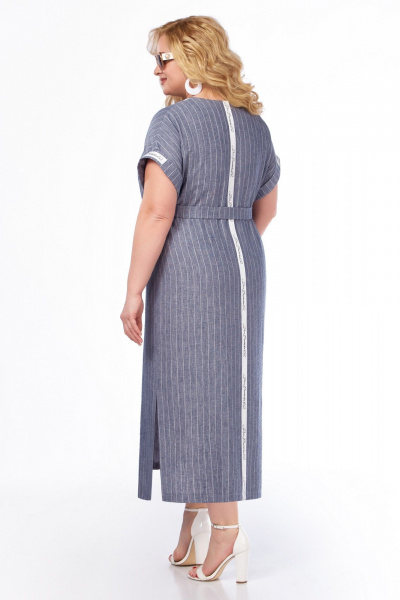 Платье БагираАнТа 1024 синий - фото 4