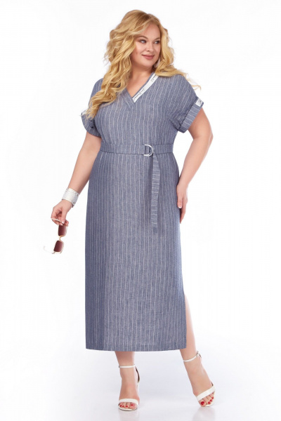 Платье БагираАнТа 1024 синий - фото 3