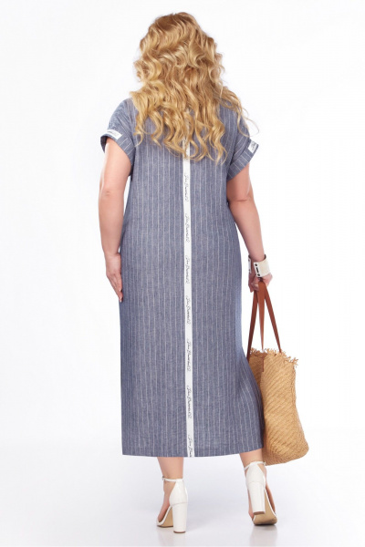 Платье БагираАнТа 1024 синий - фото 2